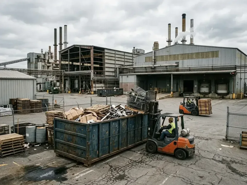 industrial-factory-scrap-conta-003 — frequently asked questions, Cheap Roll-off Dumpster Rentals in La Villa, TX